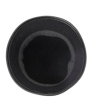 MOONBAT FURLA パイピング×ロゴ バスクハット／UV ブラック