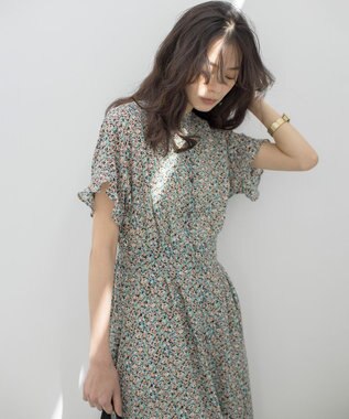 組曲 L ミニフラワープリント ワンピース ピンク系5