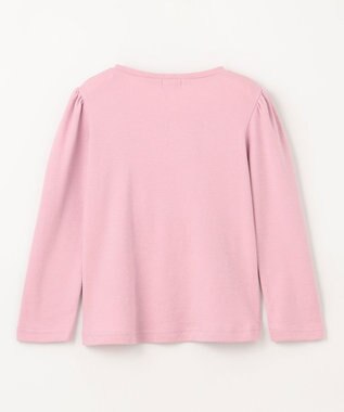 ANY KIDS ミラクルスパンコール長袖Tシャツ ピンク（オムライス×クマ）