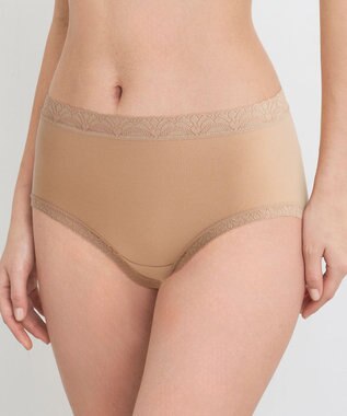 WACOAL 【ディアヒップ】 ショーツ はきこみ丈ふつう 綿混(身生地) ヒップを包みこむフィット感 やさしいはきごこち PPA111 /ワコール ベージュ