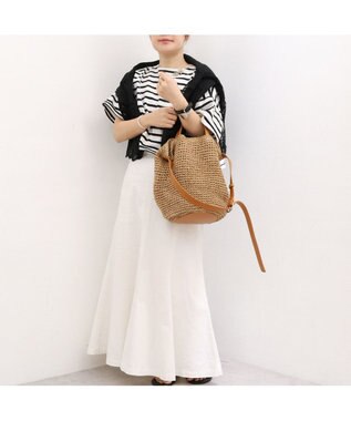 UNBILLION カシュカシュ cachecache / 丸底バケットクロッシュ2wayトート カゴバッグ キャメル
