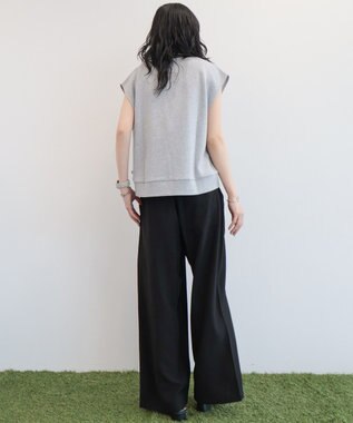 AMERICAN HOLIC 【RUSSELL】裏毛Vネックベスト Dark Gray Mixture