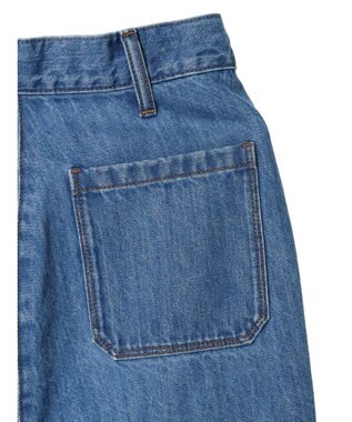 CRAFT STANDARD BOUTIQUE Ａライン４ＷＡＹデニムスカート Light Indigo