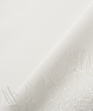 AMERICAN HOLIC サテンレース三角スカーフ Off White