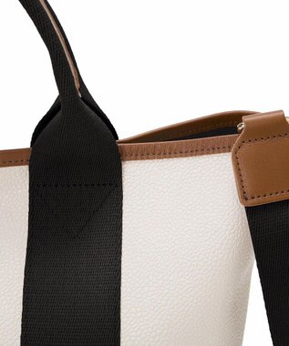 TOPKAPI 【Breath TOPKAPI】SCOTCH GRAIN スコッチグレイン ショルダー付き ミニ トート バッグ クリーム