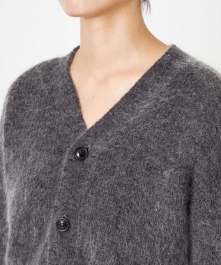 NAVE 【ReNAVE】ウールモヘア カーディガン チャコール系