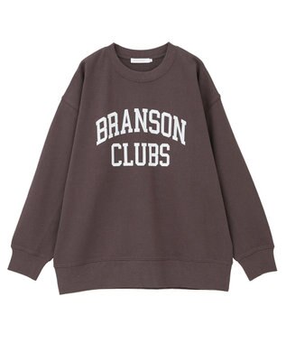 AMERICAN HOLIC アソートカレッジロゴ裏毛プルオーバー Brown