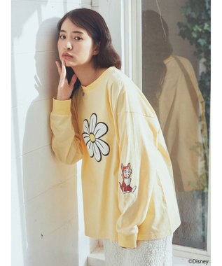 earth music&ecology Ｄｉｓｎｅｙ／袖ダイナロンＴ Yellow