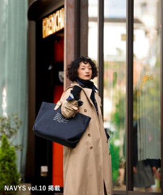 united bamboo 【NAVYS 10月号掲載】UB ベーシックバッグ(ミディアム) ネイビー