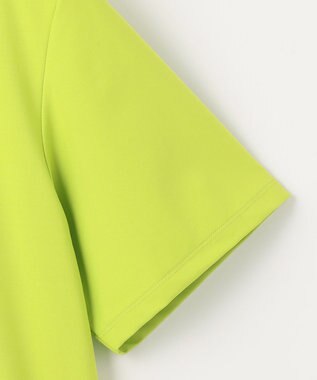 PW CIRCULUS 【MEN】【ストレッチ】ロゴ モックネック シャツ ライム