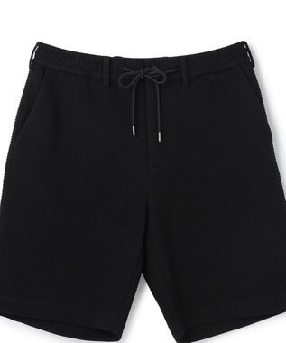 JOSEPH HOMME 【オリジナル素材】 ライトタックジャージー ドロスト付ショートパンツ / BERMUDA ブラック系