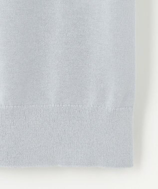 J.PRESS LADIES L 【洗える・抗菌防臭】コットンアセテート ドルマン ニット サックスブルー系
