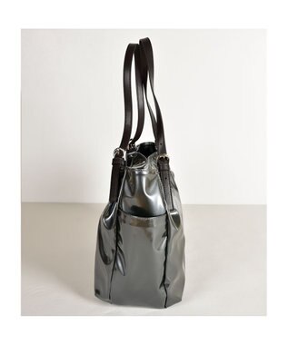 LA BAGAGERIE プリュイ タックトート Mサイズ ガンメタリック