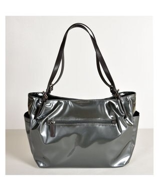 LA BAGAGERIE プリュイ タックトート Mサイズ ガンメタリック