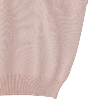 AMERICAN HOLIC 【WEB限定】接触冷感ラメフレンチスリーブニットプルオーバー Pink