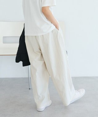 CRAFT STANDARD BOUTIQUE コットンナイロンカーブパンツ Ivory