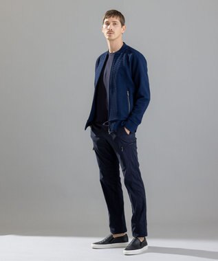 JOSEPH HOMME コンパクトストレッチジャージー　クルーネックＴシャツ ネイビー系