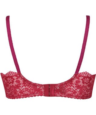 Wing 3/4カップブラ　【2680シリーズ】　背中すっきり　贅沢な総レース　ウイング／ワコール　PB2680 レッド