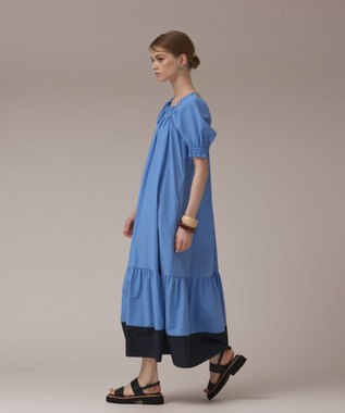 GRACE CONTINENTAL ギャザーロングワンピース