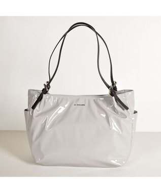 LA BAGAGERIE プリュイ タックトート Mサイズ ライトグレー