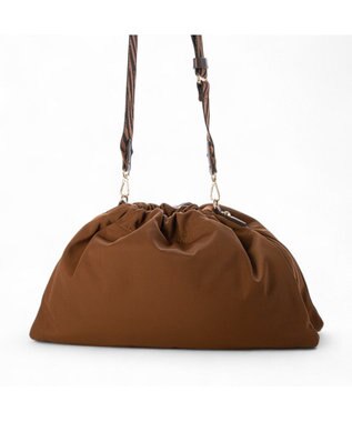 UNBILLION カカトゥ kakatoo / ドロストショルダーバッグ ブラウン