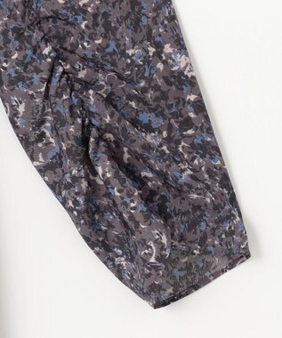 ANY SIS 【BAILA12月号掲載・貴島明日香さんコラボ】ペイントタッチフラワー ワンピース モカグレー系