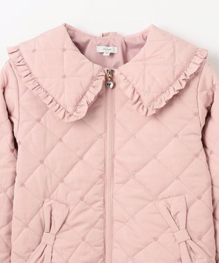 ANY KIDS ハートキルティングブルゾン ピンク