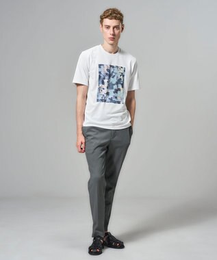 JOSEPH HOMME 【新柄】インプレッションアートＴ　クルーネックTシャツ ダルブルー系3