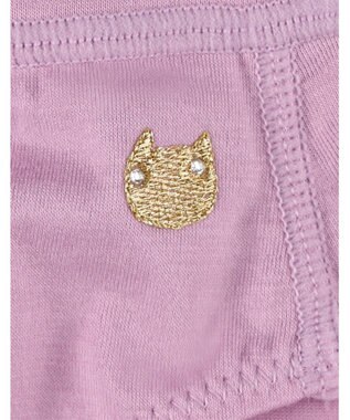 tsumori chisato SLEEP ツモリチサト ショーツ 綿混ベア天竺素材(身生地) はきこみ丈あさめ レディース UPX400/ワコール パープル