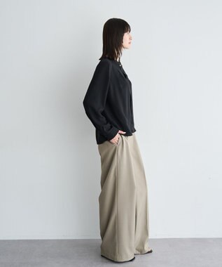 YECCA VECCA タックワイドパンツ Pink