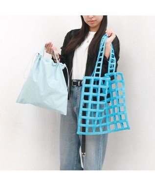 UNBILLION 【テレビ ドラマ着用アイテム】カシュカシュ cachecache / インナー巾着付ラティストート