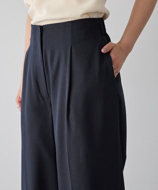 YECCA VECCA タックワイドパンツ Pink