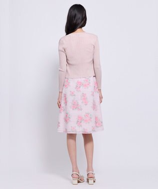 TOCCA EYELET AJISAI カーディガン ピンク系