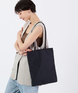 LeSportsac VERTICAL CITY TOTE/アップタウンディープシーブルー/ブラック アップタウンディープシーブルー/ブラック