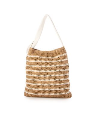 UNBILLION カシュカシュ cachecache / 柄ボーダークロッシェトート