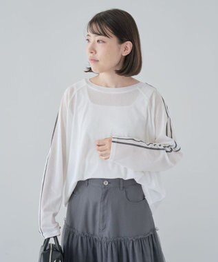 Green Parks シアークロップドプルオーバー White