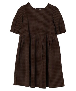 earth music&ecology バックオープンチュニックワンピース Brown