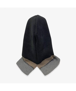 林八百吉商店 un chapeau ニットバラクラバ ブラック