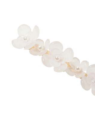 Maison de FLEUR 2セットフラワーパールヘアピン Gold