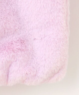 ANY KIDS アニマル耳 フェイクファー ブルゾン ラベンダー×ウサギ