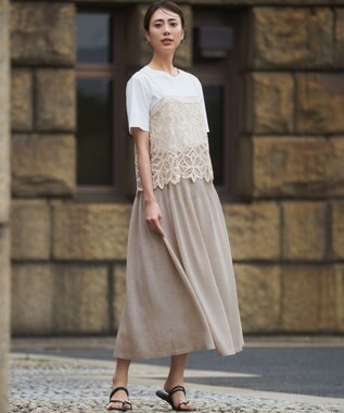 23区 サムリング フラット サンダル ダークブラウン系