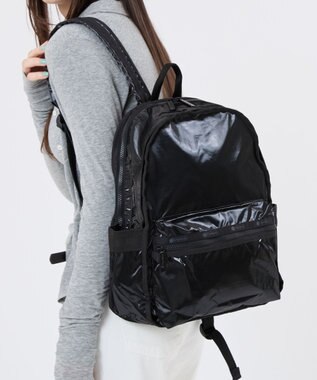 LeSportsac ROUTE BACKPACK/ブラックシャイン ブラックシャイン