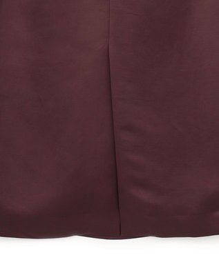BEIGE， CASSITER / リネンブレンド サテンスカート Bordeaux