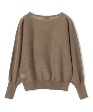 uncrave シアーニット ドルマントップス モカ