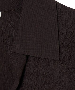 JOSEPH クリンクルヴィスコース　ポロトップ Espresso