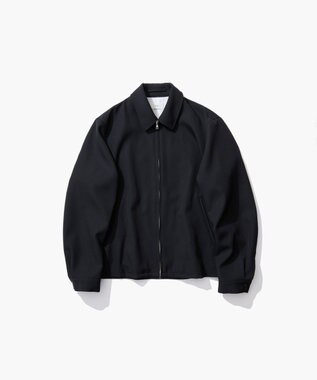 ATON BACK SATIN | ハリントンジャケット - UNISEX BLACK