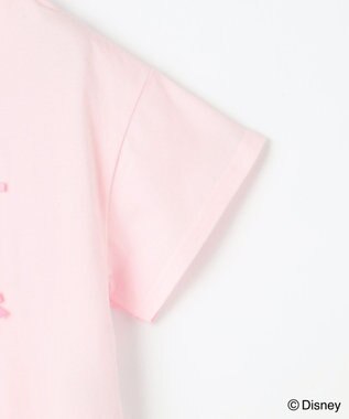 ANY KIDS 【ディズニー/マリー】レースアップ オーバー半袖Tシャツ ピンク