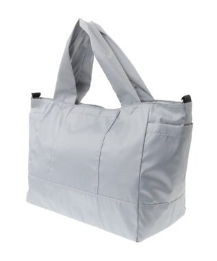 Green Parks ・ＱＵＯＮ　シャイニービッグボストンショルダー Light Gray