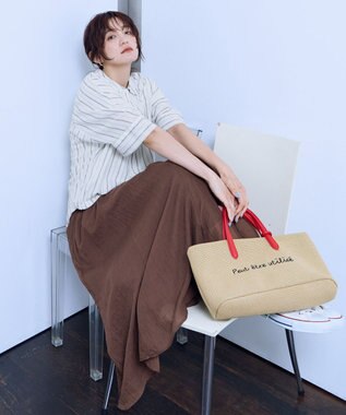 ANY エアーシャンブレースカート ブラウン