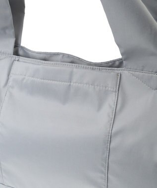 Green Parks ・ＱＵＯＮ　シャイニービッグボストンショルダー Light Gray